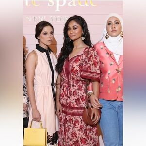 Kate Spade Paisley Blossom Floral Long Midi Dress